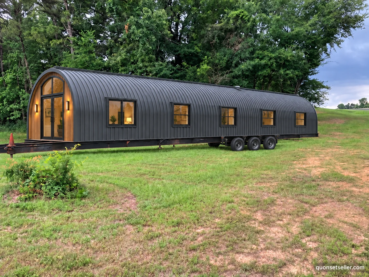Proposed steel arch residential transformation