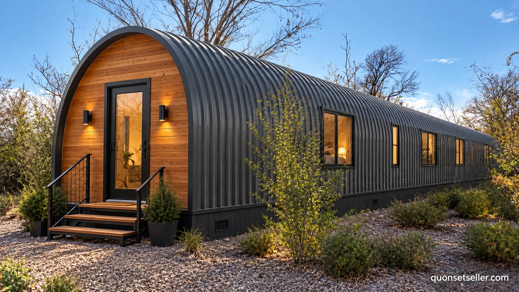 Proposed steel arch residential transformation