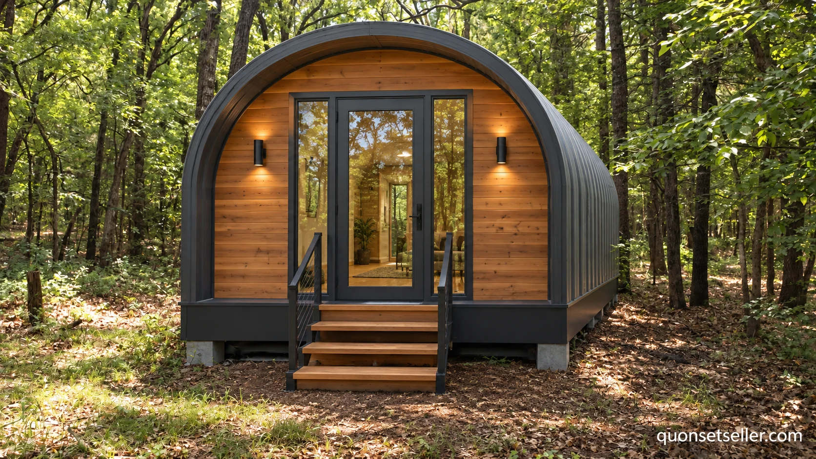 Steel arch residential transformation concept